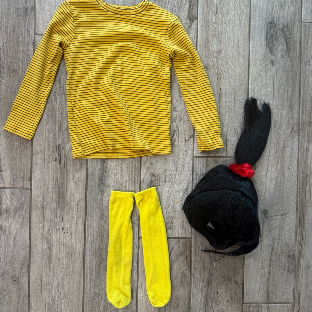 Despicable Me Agnes Yellow and Black Kids Halloween Costume Set